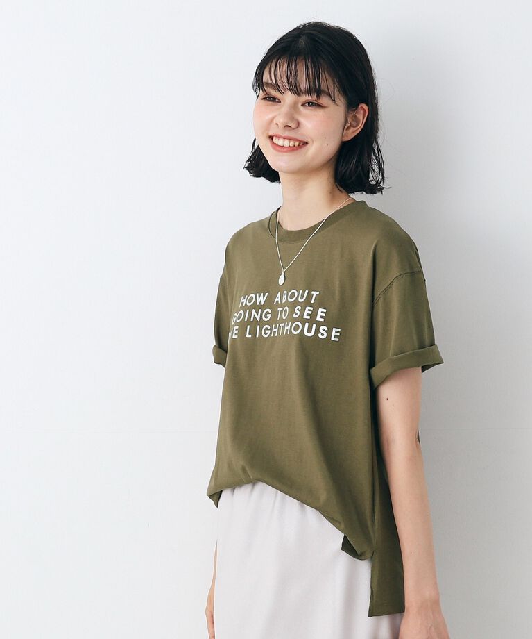 Dessin「レタード箔プリントTシャツ（XS～L）」|Tシャツ・カットソー|