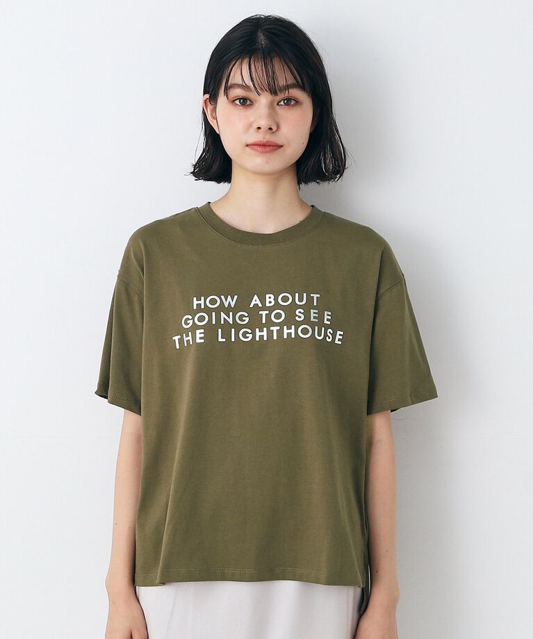 Dessin「レタード箔プリントTシャツ（XS～L）」|Tシャツ・カットソー|