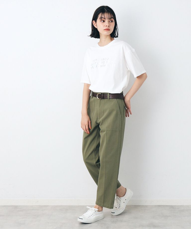 Dessin「レタード箔プリントTシャツ（XS～L）」|Tシャツ・カットソー|