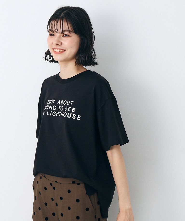 Dessin「レタード箔プリントTシャツ（XS～L）」|Tシャツ・カットソー|