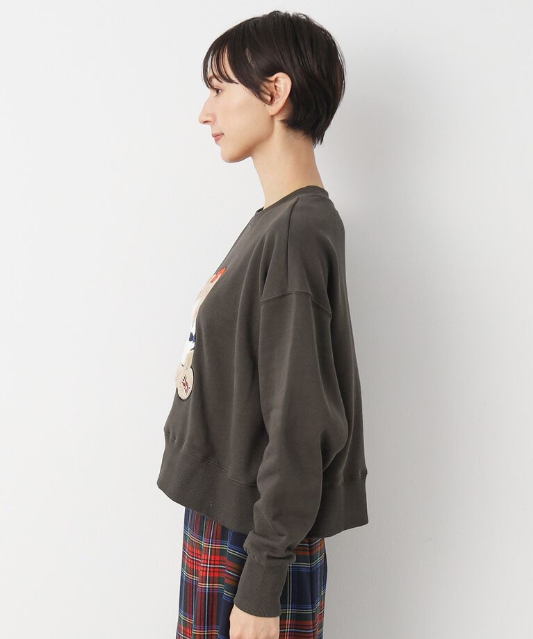 Dessin「【洗える】ベア刺繍スウェット」|パーカー|