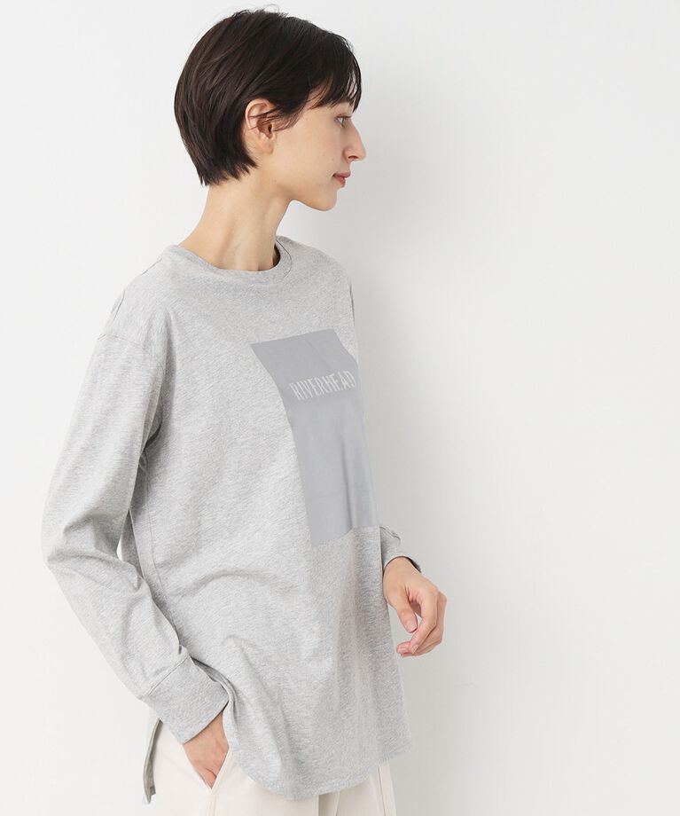 Dessin「【洗える】シルバープリントロンT」|Tシャツ・カットソー|