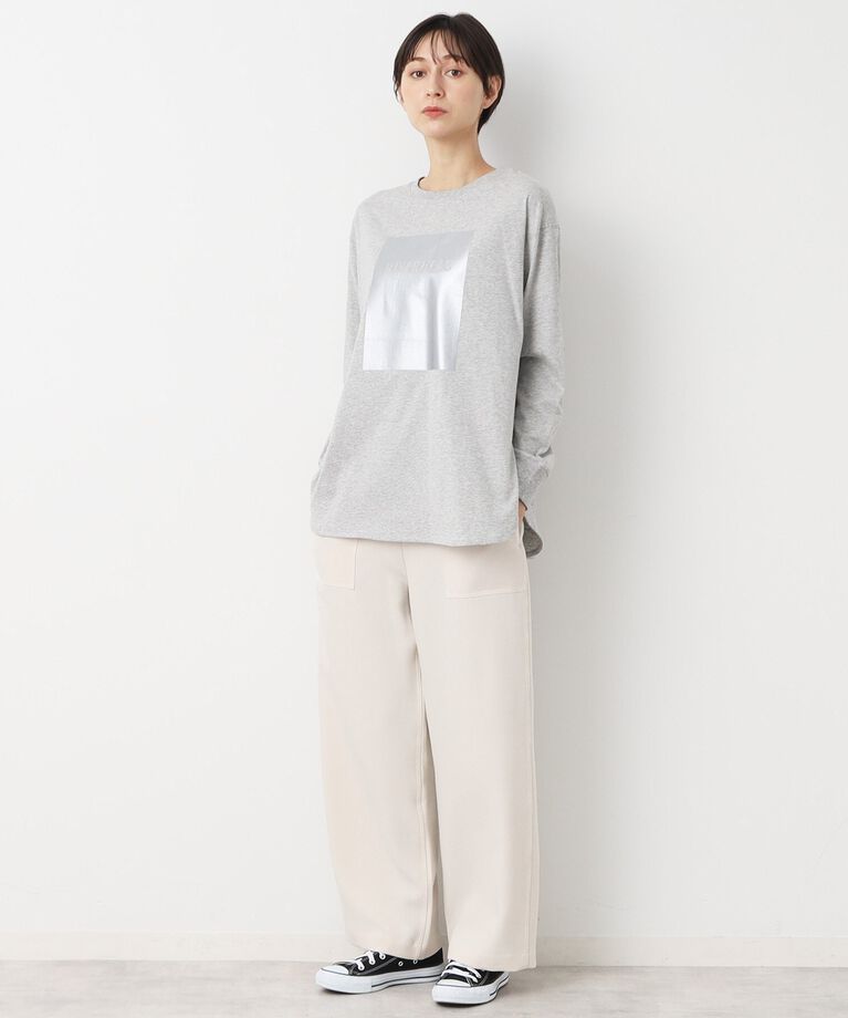 Dessin「【洗える】シルバープリントロンT」|Tシャツ・カットソー|