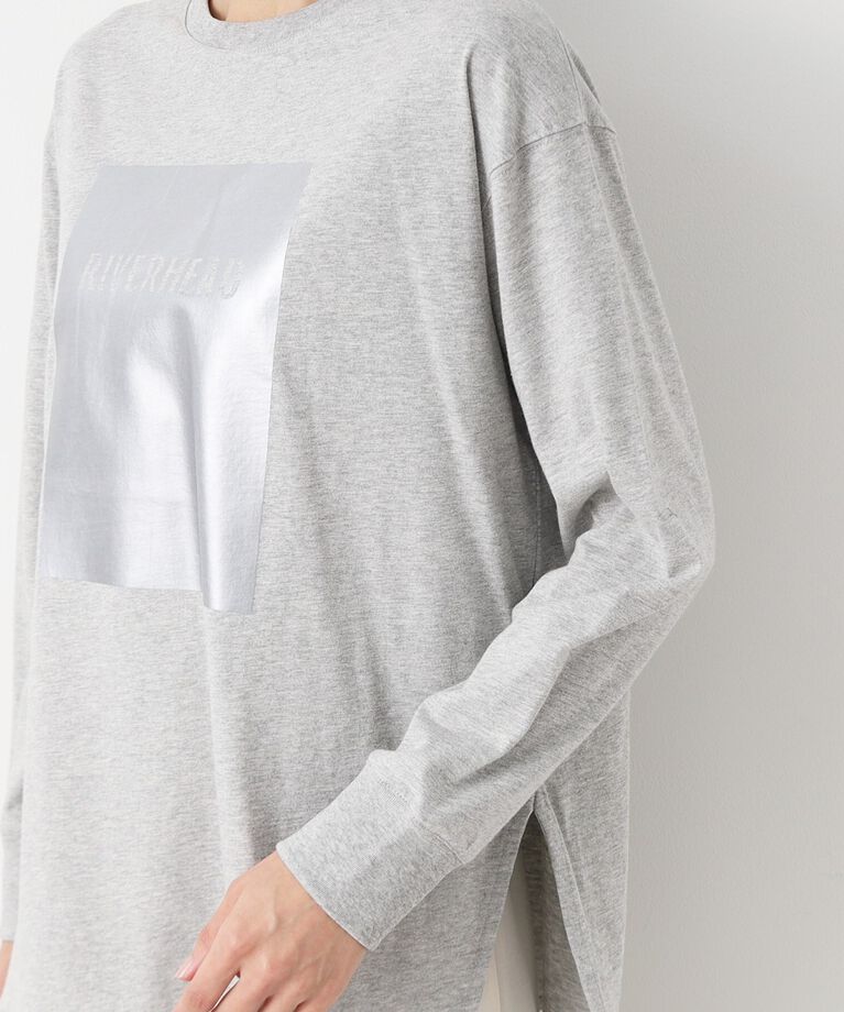 Dessin「【洗える】シルバープリントロンT」|Tシャツ・カットソー|