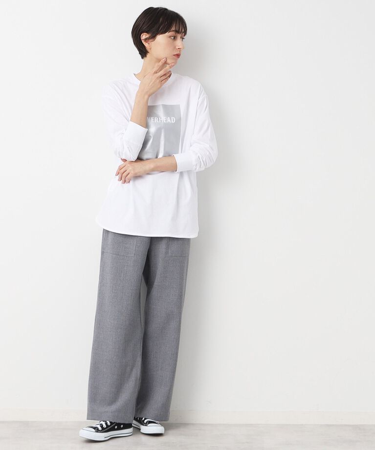 Dessin「【洗える】シルバープリントロンT」|Tシャツ・カットソー|