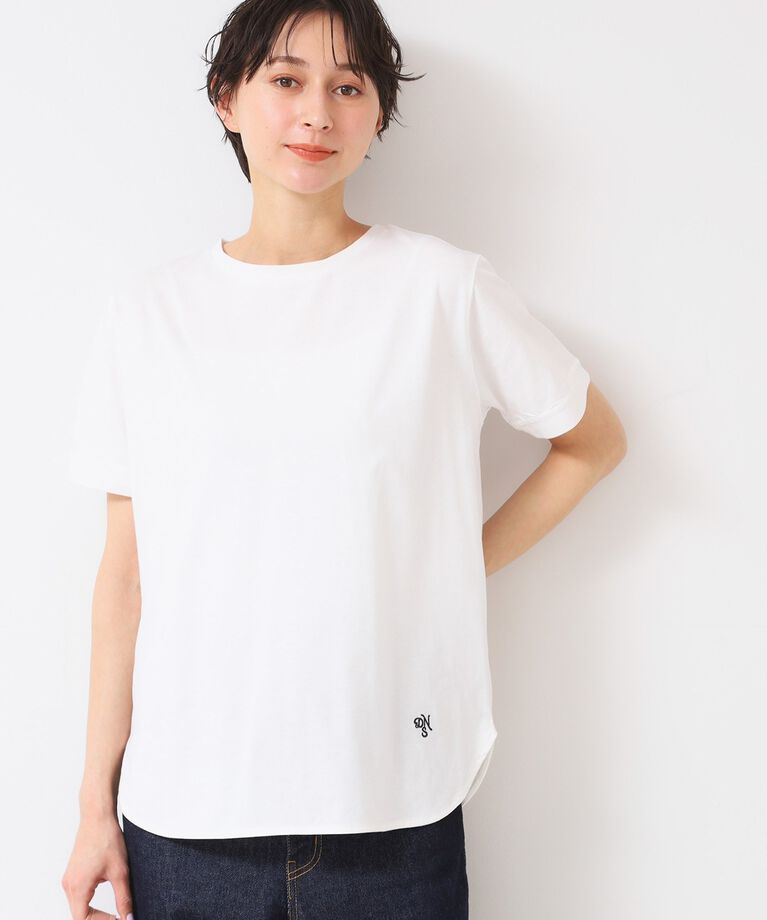 Dessin「【レイヤード・1枚着・プチプラ】シャツテールTシャツ（XS～L）」|Tシャツ・カットソー|