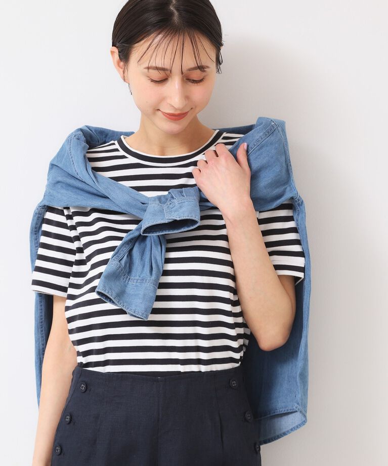 Dessin「【レイヤード・1枚着・プチプラ】シャツテールTシャツ（XS～L）」|Tシャツ・カットソー|