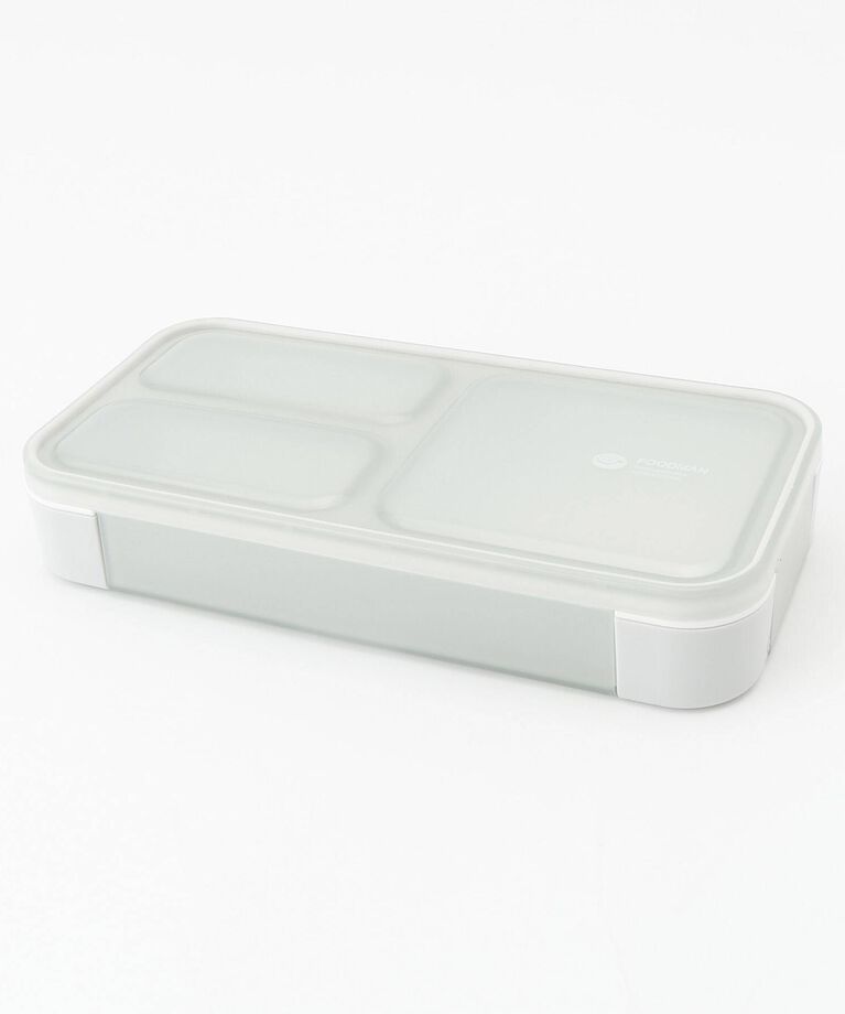 212 KITCHEN STORE「薄型弁当箱 抗菌 フードマン 400ml ライトグレー」|食器・キッチングッズ|