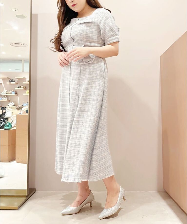 ESPERANZA「履きやすいパンプスヒール約5.5cm/グリッター」|パンプス|