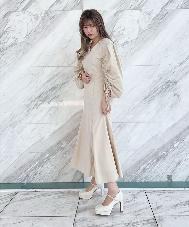 ESPERANZA「スクエアトゥプラットフォームパンプス 結婚式二次会 パーティー24SS」|パンプス|