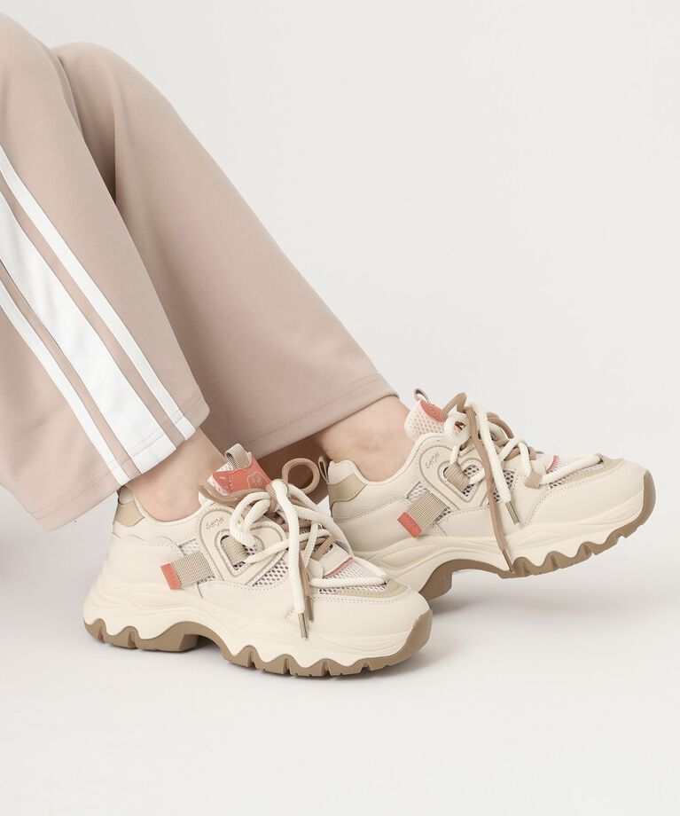 csT&P「厚底メッシュハートスニーカー」|スニーカー|