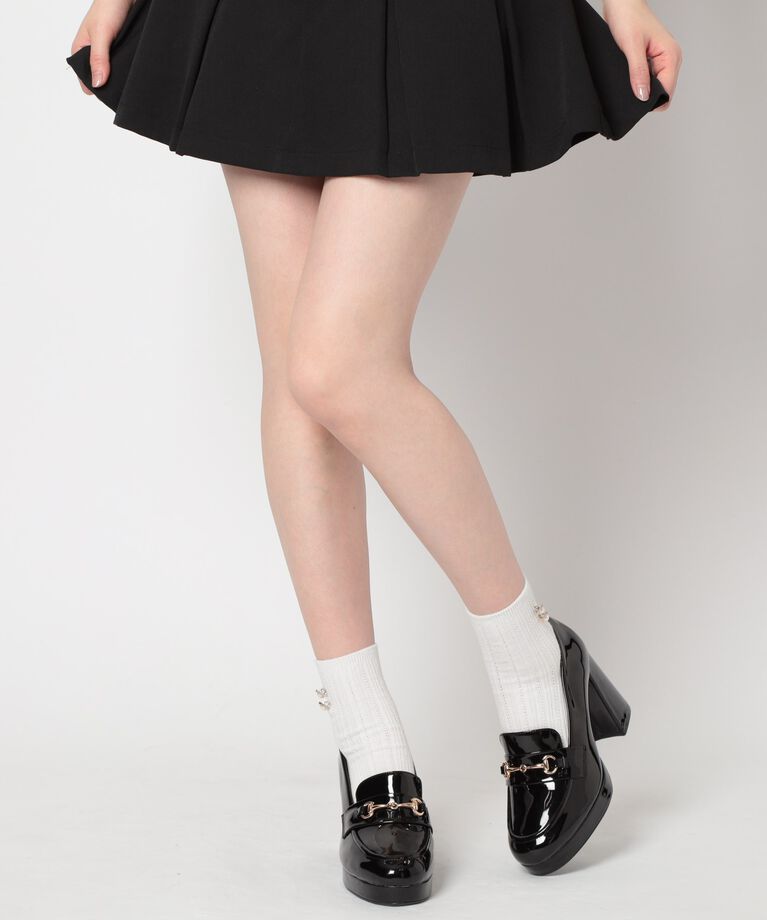 ESPERANZA「厚底ヒールアップローファー」|パンプス|