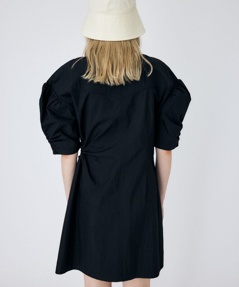 MOUSSY「SIDE OPEN SHIRT ミニドレス」|ワンピース|