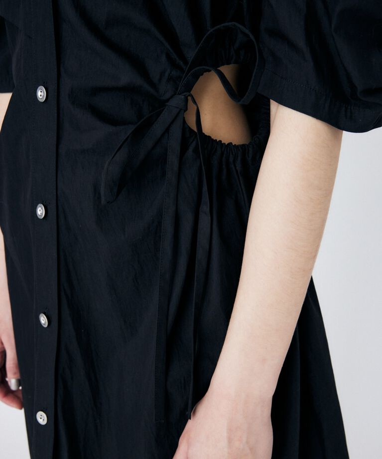 MOUSSY「SIDE OPEN SHIRT ミニドレス」|ワンピース|