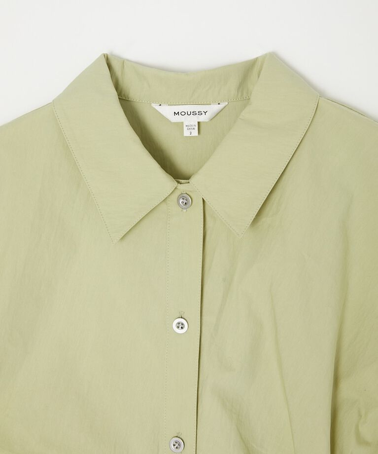 MOUSSY「SIDE OPEN SHIRT ミニドレス」|ワンピース|
