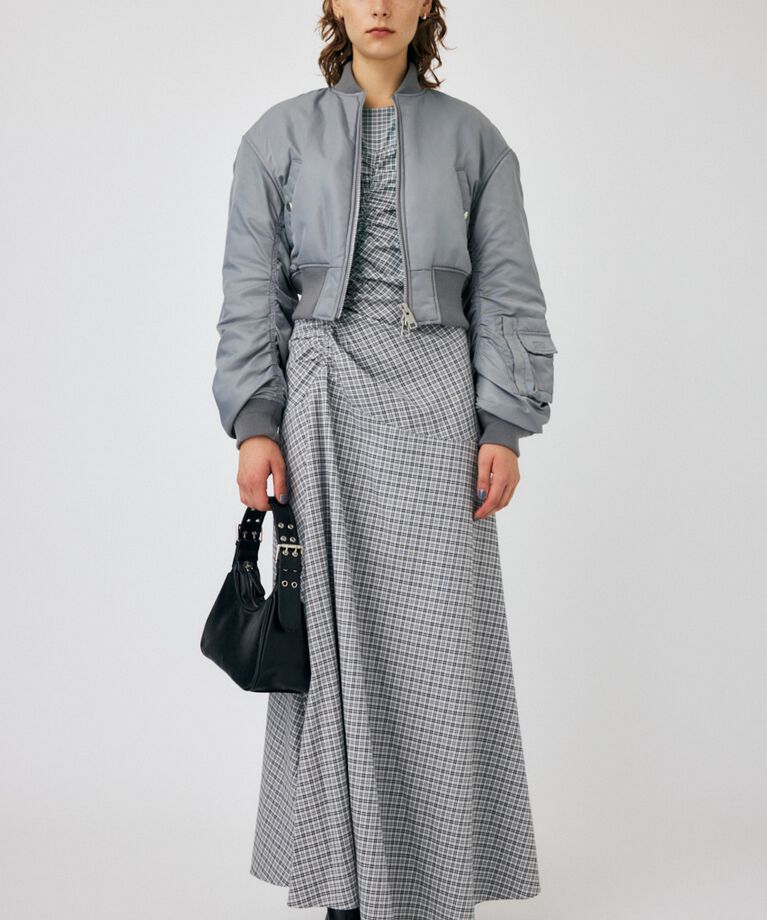 MOUSSY「VOLUME CROPPED MA-1」|ブルゾン・スタジャン|