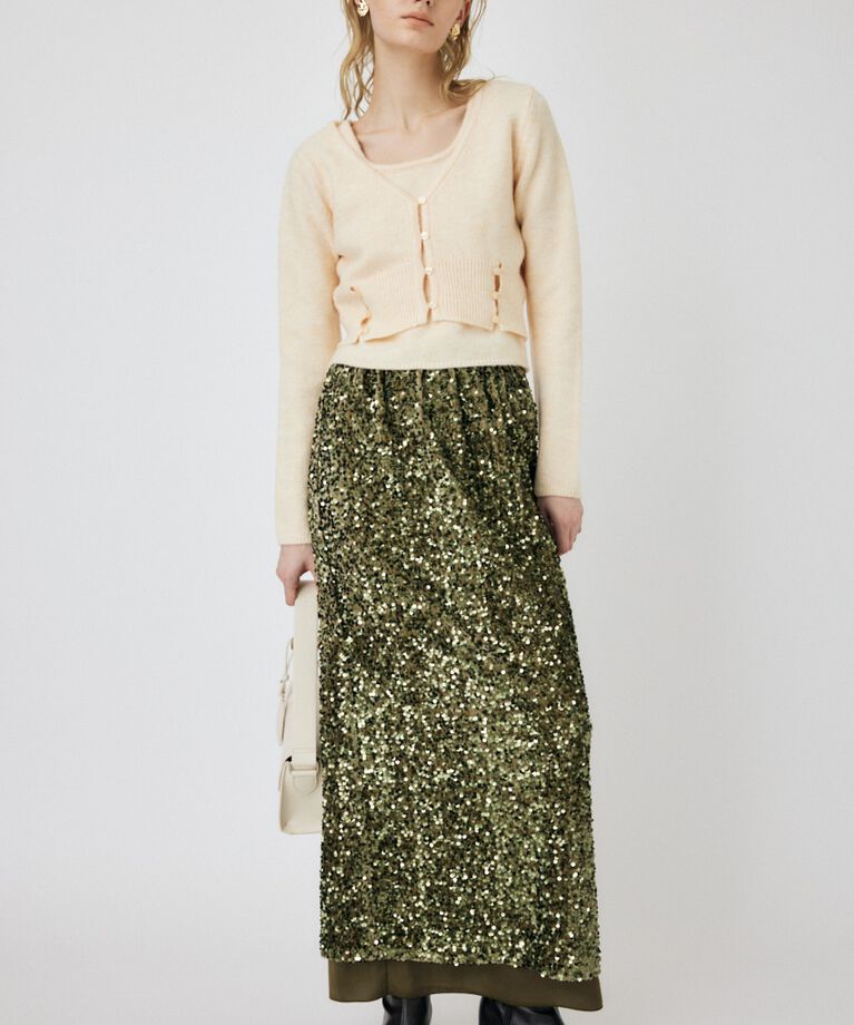 MOUSSY「SPANGLE スカート」|スカート|