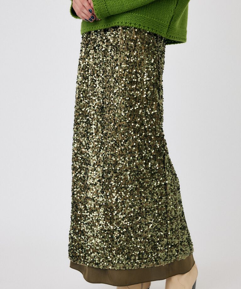MOUSSY「SPANGLE スカート」|スカート|