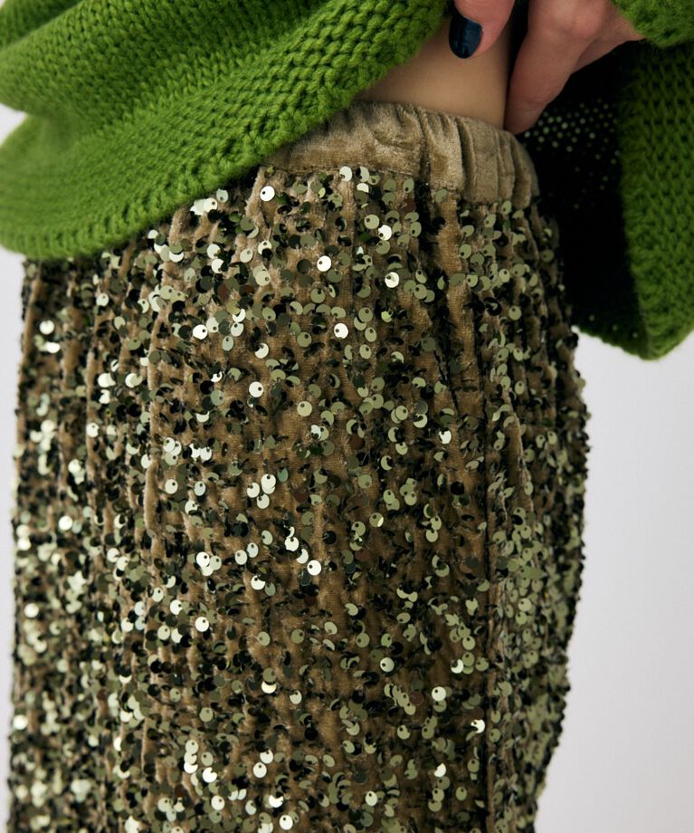 MOUSSY「SPANGLE スカート」|スカート|