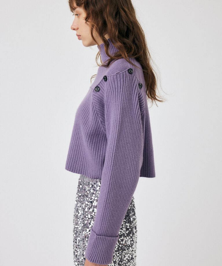 MOUSSY「LAYERED LIKE オープンショルダーニット」|ニット・セーター|