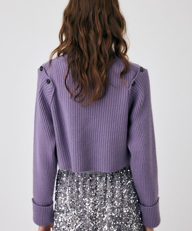 MOUSSY「LAYERED LIKE オープンショルダーニット」|ニット・セーター|