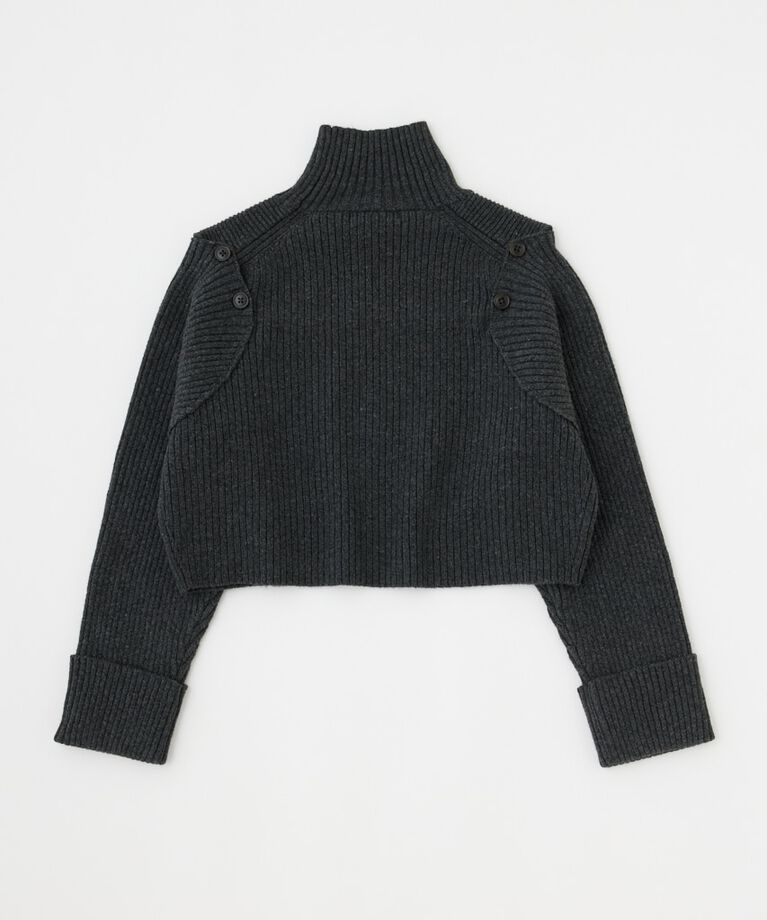 MOUSSY「LAYERED LIKE オープンショルダーニット」|ニット・セーター|
