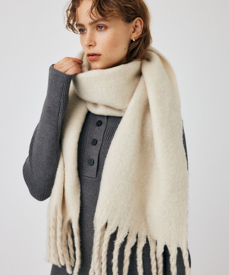 MOUSSY「MOHAIR LIKE ロングスカーフ」|その他|IVOY3