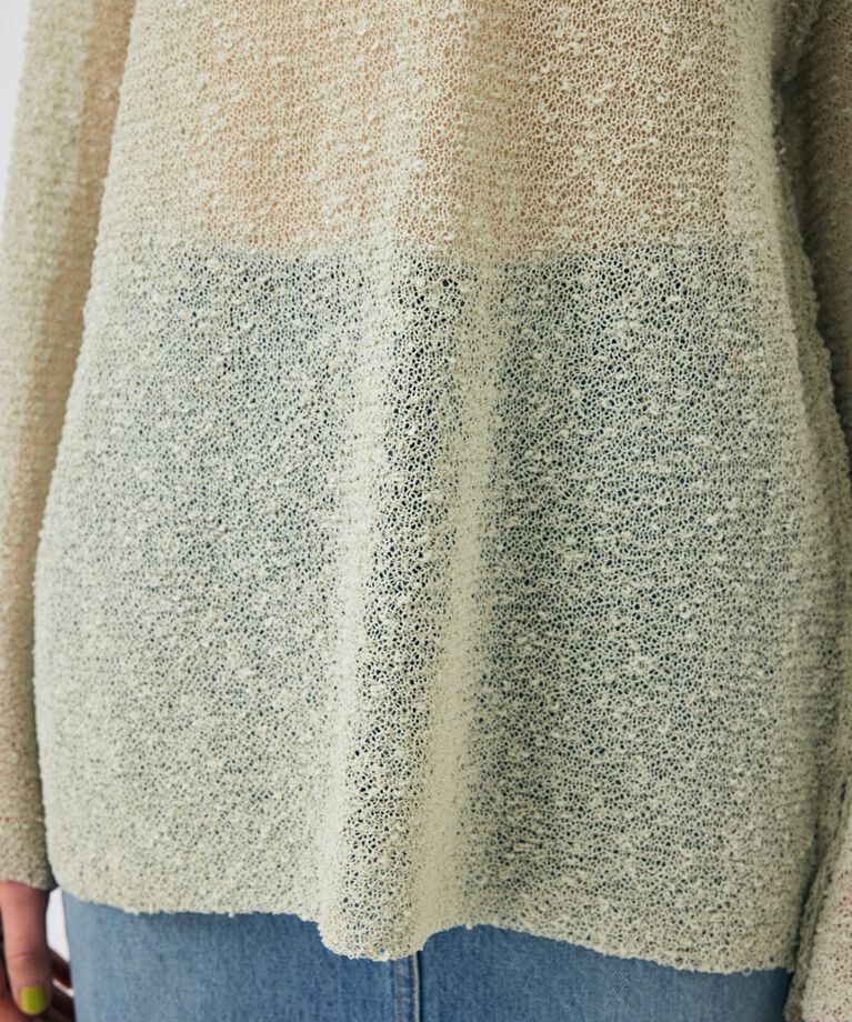 MOUSSY「NEP YARN LOOSE OVER ニット」|ニット・セーター|
