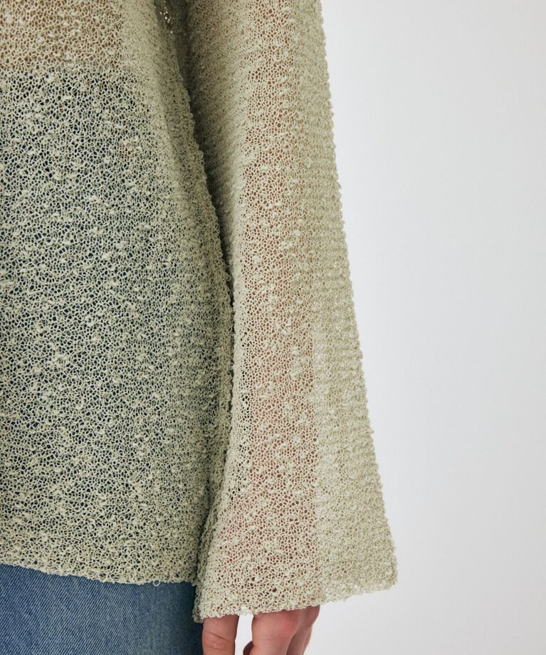MOUSSY「NEP YARN LOOSE OVER ニット」|ニット・セーター|