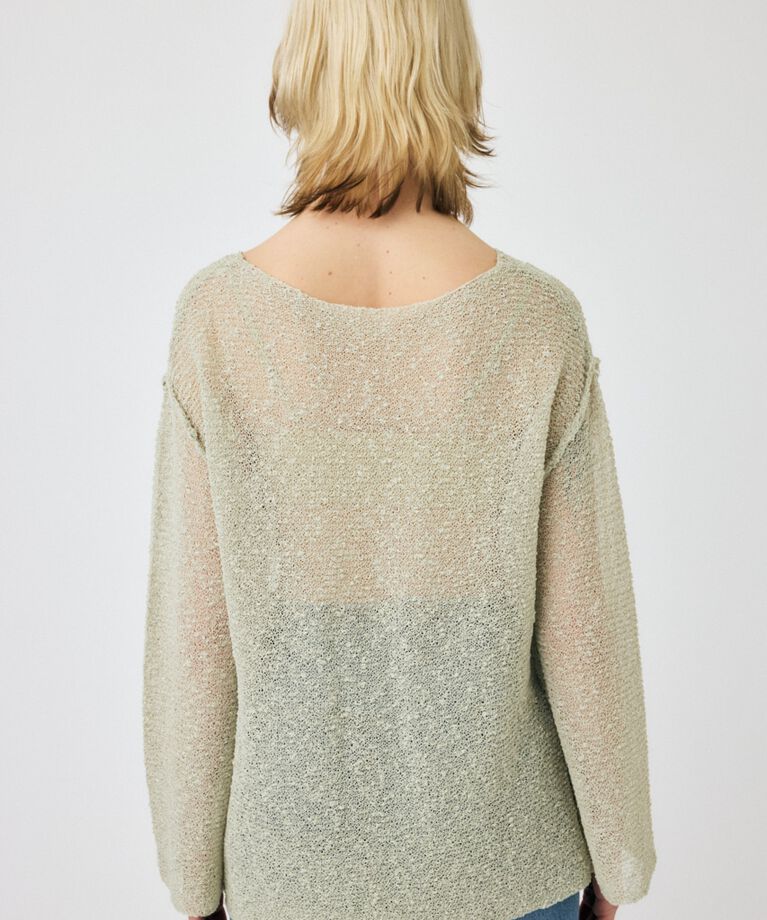 MOUSSY「NEP YARN LOOSE OVER ニット」|ニット・セーター|