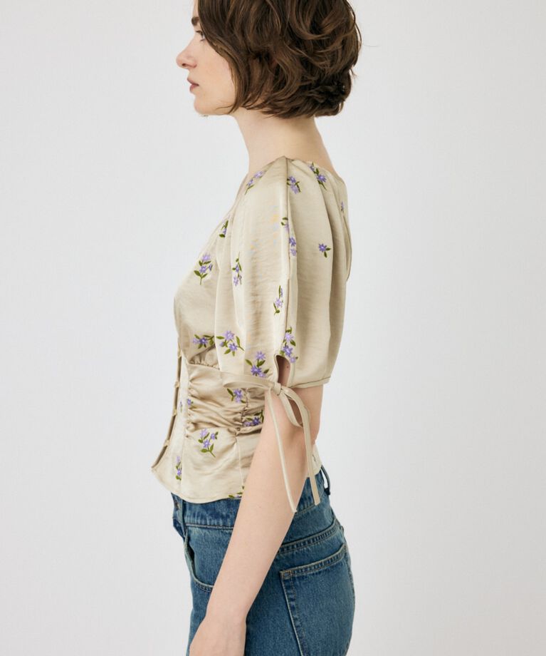 MOUSSY「BUTTERFLY SLEEVE ブラウス」|シャツ・ブラウス|
