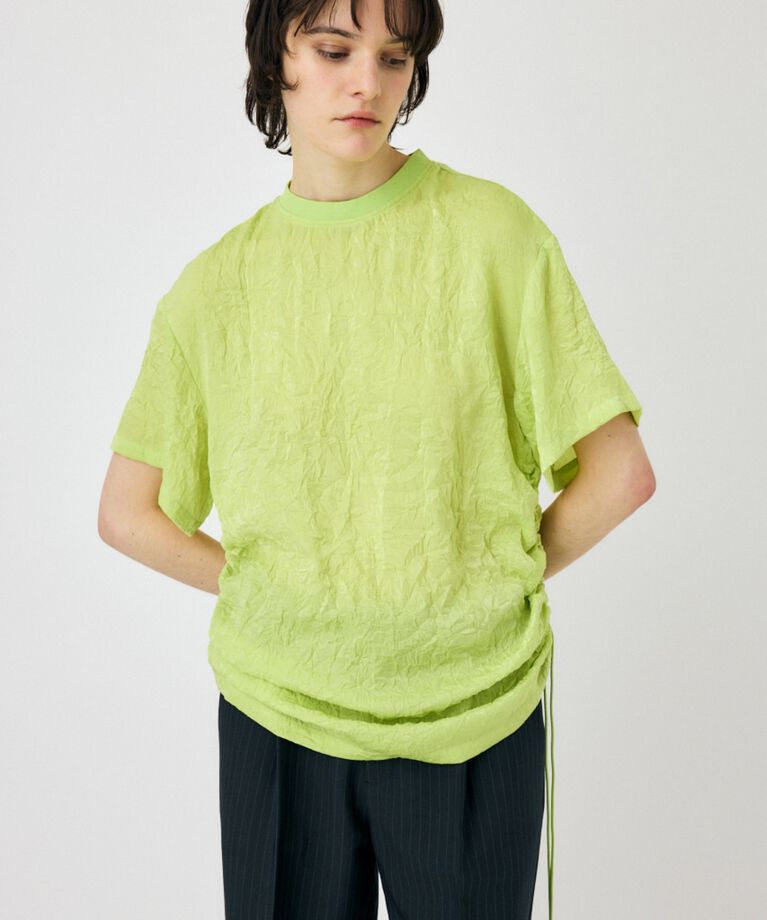 MOUSSY「WASHER BIG Tシャツ」|シャツ・ブラウス|LIME
