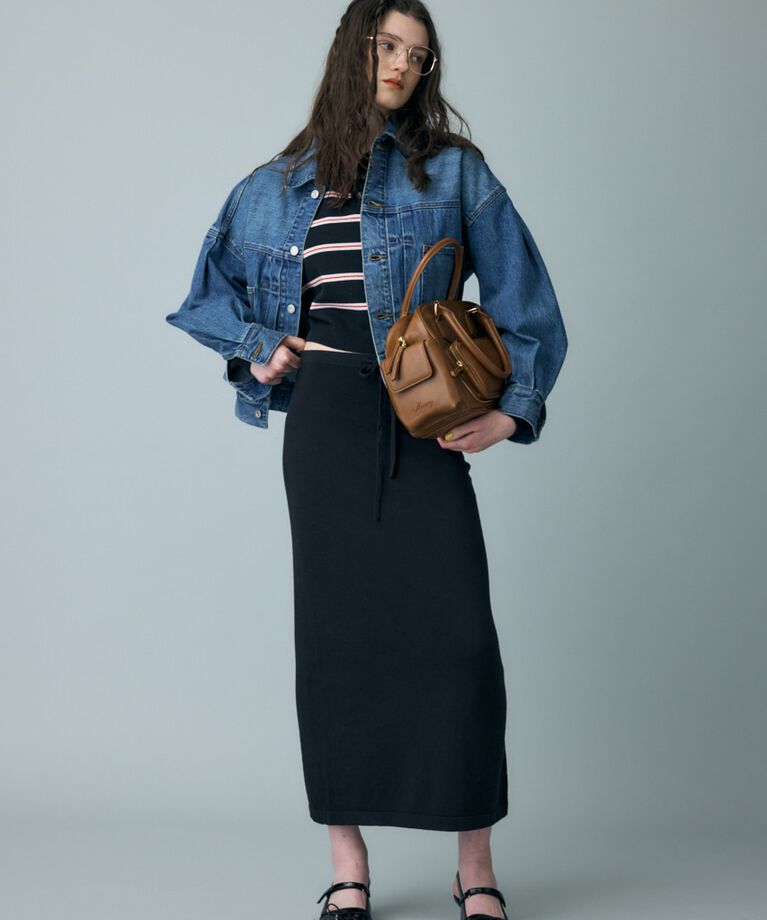 MOUSSY「BOXY KNIT ポロ」|ニット・セーター|