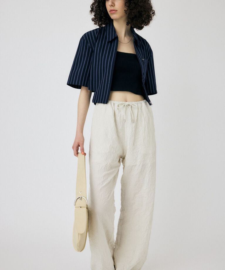 MOUSSY「CRINKLED サテンパンツ」|その他|