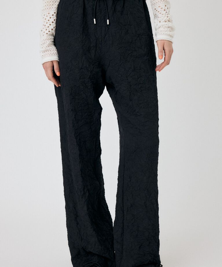 MOUSSY「CRINKLED サテンパンツ」|その他|