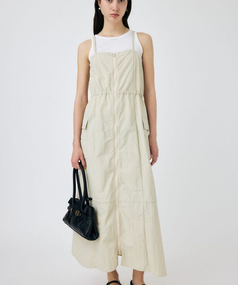 MOUSSY「TECHNICAL キャミドレス」|ワンピース|L/BEG1