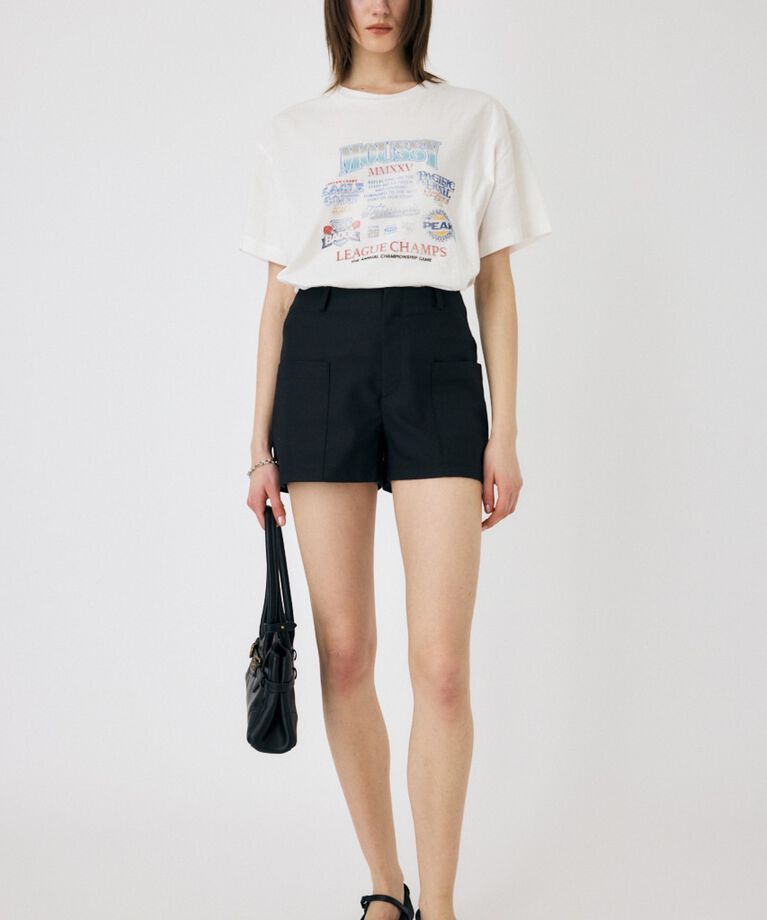 MOUSSY「MOUSSY LEAGUE CHAMPS 25 Tシャツ」|Tシャツ・カットソー|