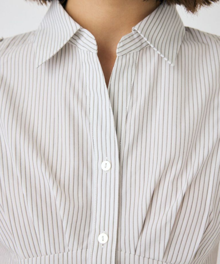 MOUSSY「PIN STRIPE FIT シャツ」|シャツ・ブラウス|