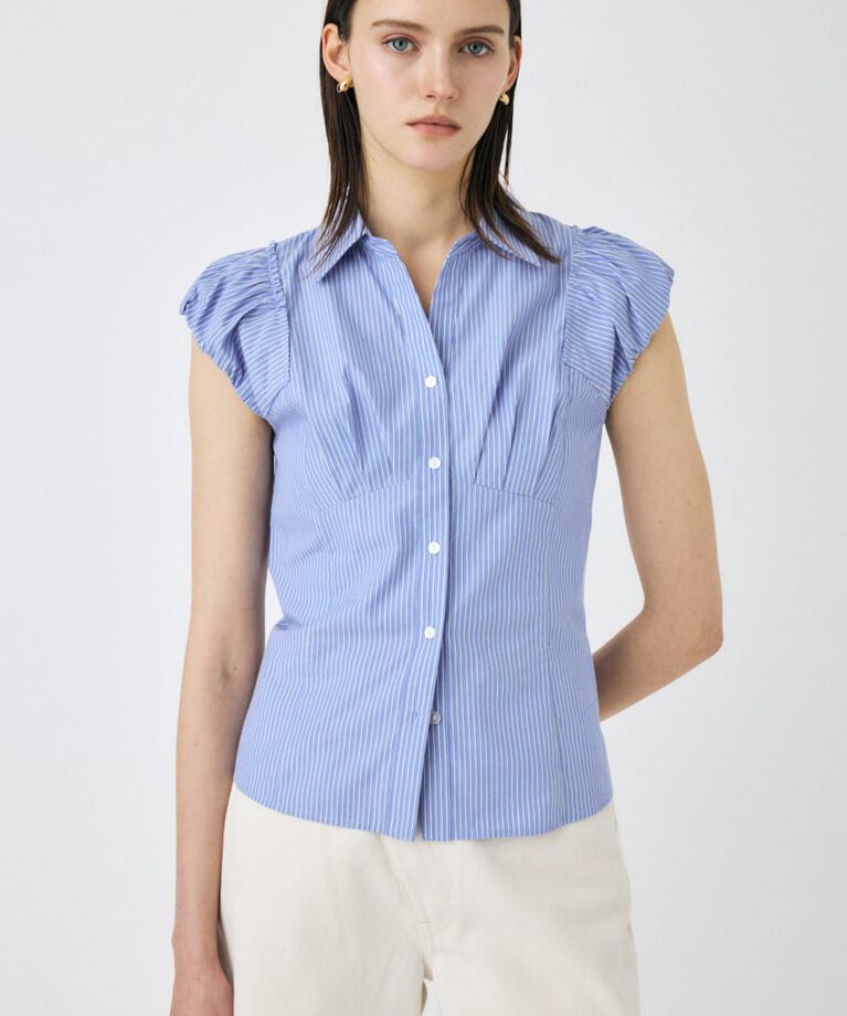 MOUSSY「PIN STRIPE FIT シャツ」|シャツ・ブラウス|