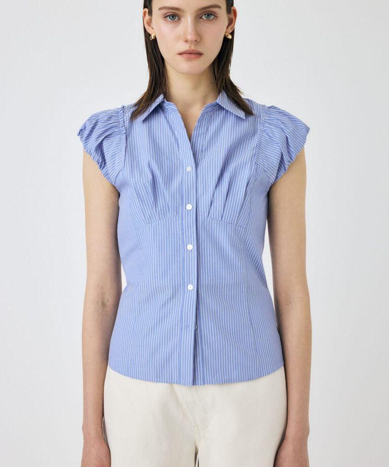 MOUSSY「PIN STRIPE FIT シャツ」|シャツ・ブラウス|