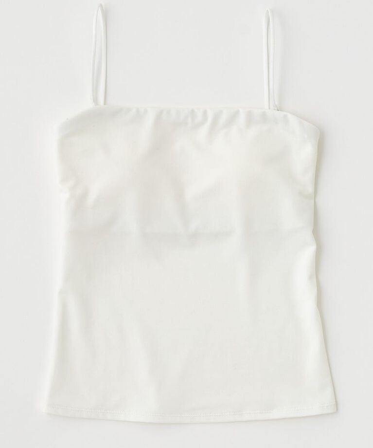 MOUSSY「BACK SHEER カップインキャミ」|キャミソール|