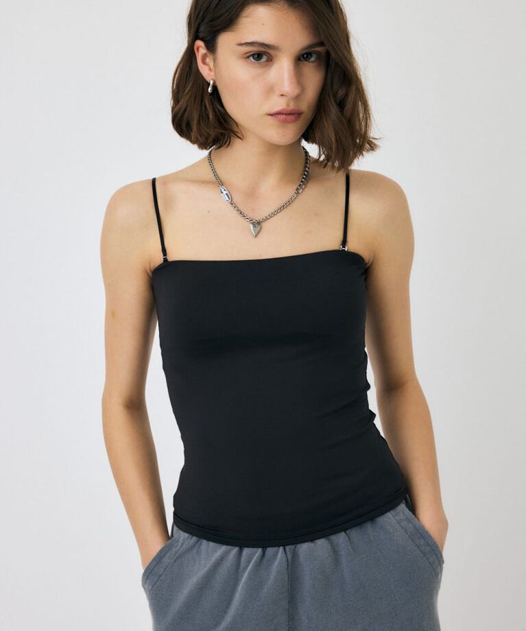MOUSSY「BACK SHEER カップインキャミ」|キャミソール|