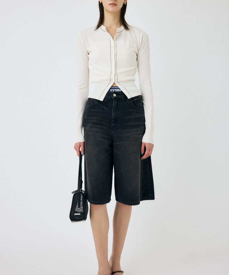 MOUSSY「COLOR STITCH カーディガン」|カーディガン|
