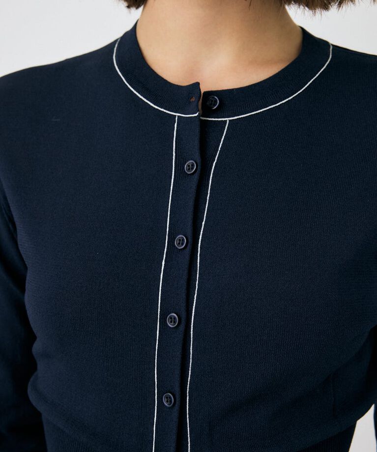 MOUSSY「COLOR STITCH カーディガン」|カーディガン|