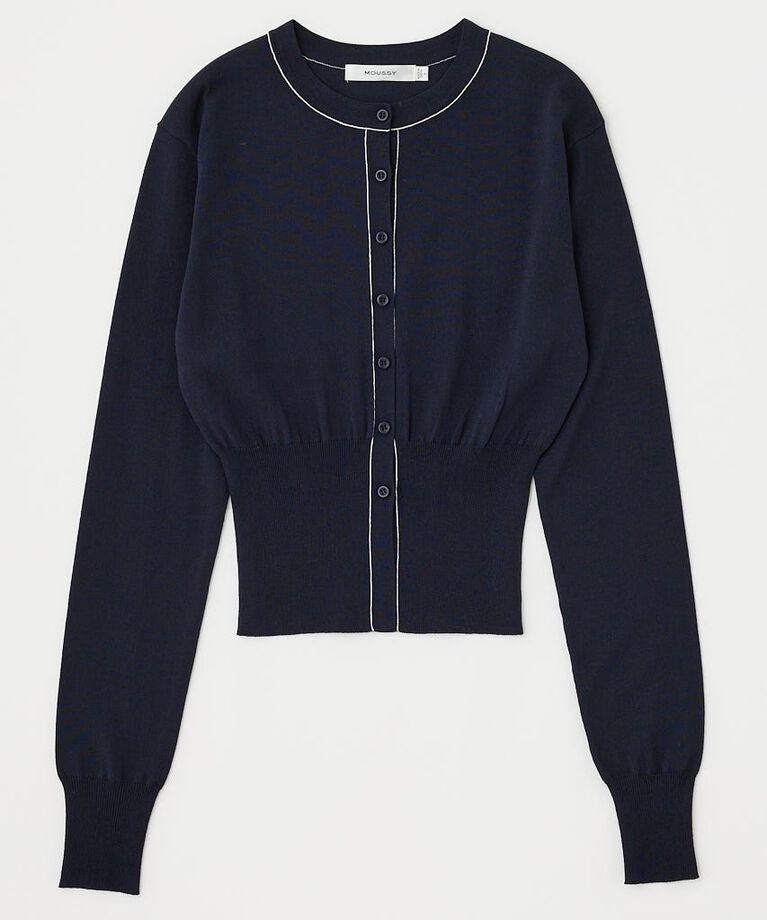 MOUSSY「COLOR STITCH カーディガン」|カーディガン|