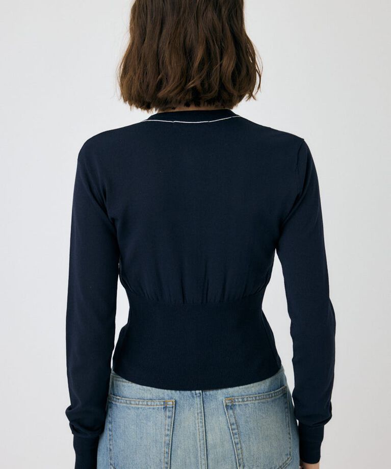 MOUSSY「COLOR STITCH カーディガン」|カーディガン|