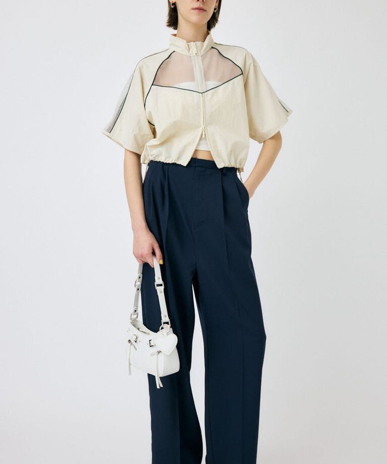MOUSSY「PIPING HALF SLEEVE トラックジャケット」|その他|