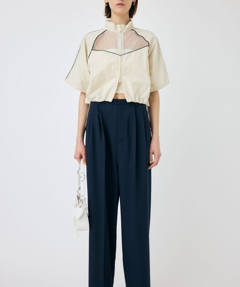 MOUSSY「PIPING HALF SLEEVE トラックジャケット」|その他|