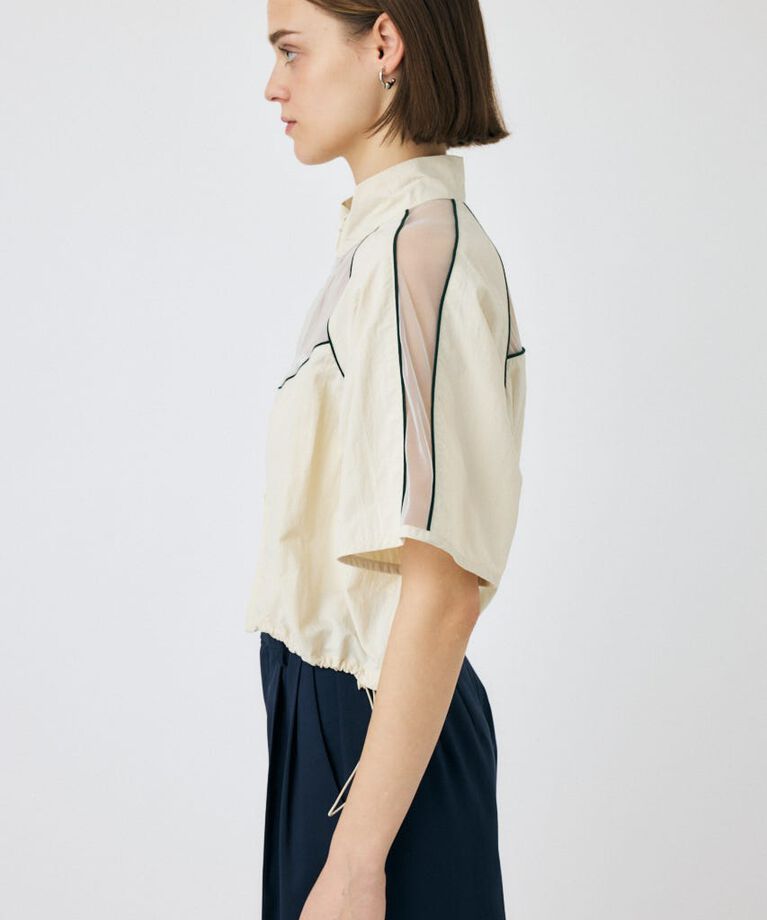 MOUSSY「PIPING HALF SLEEVE トラックジャケット」|その他|
