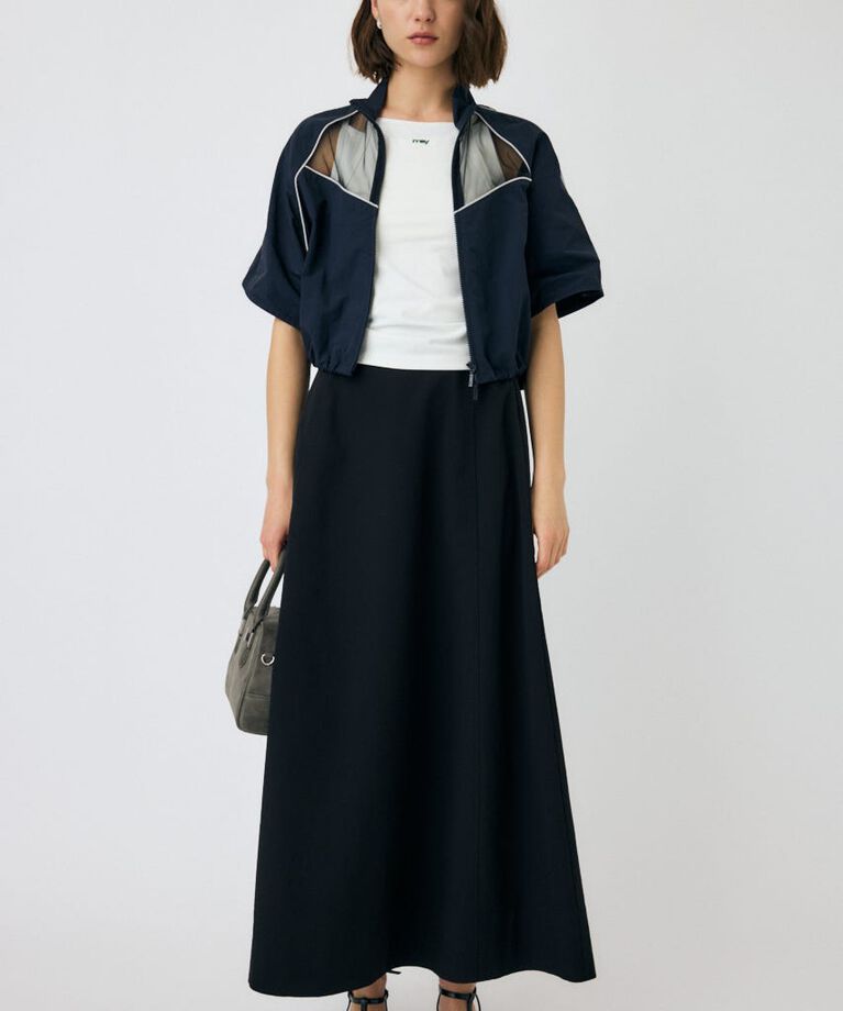 MOUSSY「PIPING HALF SLEEVE トラックジャケット」|その他|